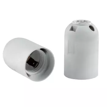 Патрон для лампы Е27 Duwi ПВХ 60 Вт IP20 подвесной белый (24533 9)