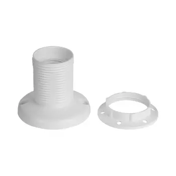 Патрон для лампы Е27 Duwi ПВХ 60 Вт IP20 потолочный белый (24541 4)