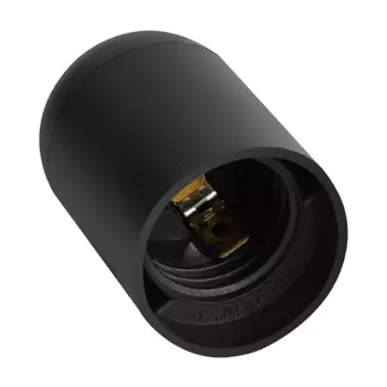 Патрон для лампы Е27 Duwi ПВХ 60 Вт IP20 подвесной черный (24534 6)