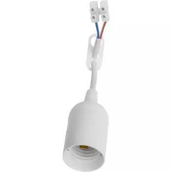 Патрон для лампы Е27 Dwi ПВХ 60 Вт IP20 с клеммной колодкой белый (24628 2)