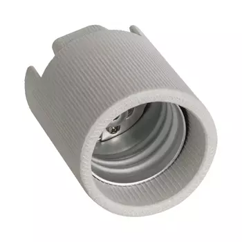 Патрон для лампы E40 Duwi керамический 60 Вт IP20 подвесной бежевый (24617 6)