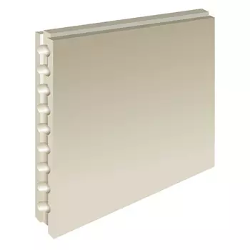 Пазогребневая плита Волма 667х500х80 мм пустотелая