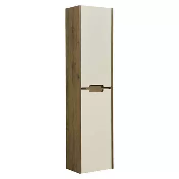 Пенал Aquaton Оливия 40 см подвесной бежевый/дуб веллингтон