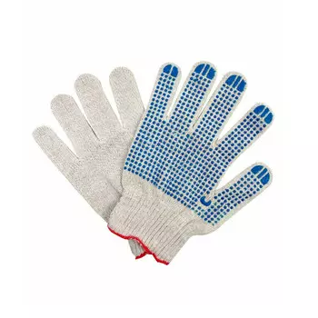 Перчатки х/б 4 нити с ПВХ покрытием серые 9 (L) (5 пар)