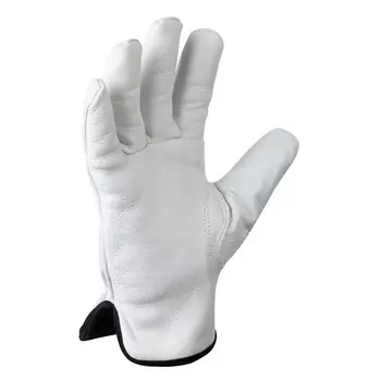 Перчатки утепленные кожаные защитные Jeta Safety белые 10 (XL) (JLE821)
