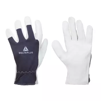 Перчатки кожаные комбинированные Delta Plus серо-синие