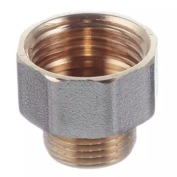 Переходник 1/2 ВР(г) х 3/8 НР(ш) латунный