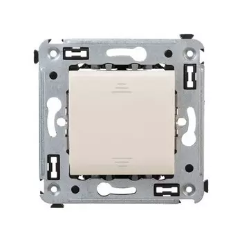 Переключатель DKC Avanti одноклавишный встраиваемый бежевый (7492361)