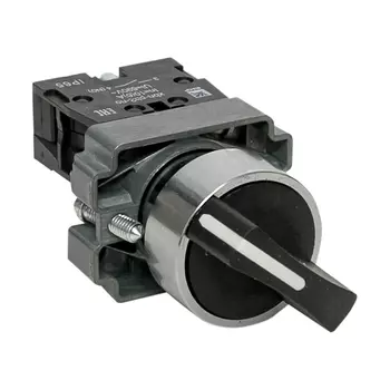 Переключатель EKF PROxima 230 В 1NO IP40 2P с фиксацией черный (xb2-bd21-65)
