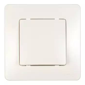 Переключатель Systeme Electric Blanca встраиваемый молочный (BLNVS010602)