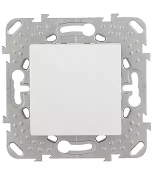 Переключатель Schneider Electric Unica одноклавишный встраиваемый белый (MGU5.205.18ZD)