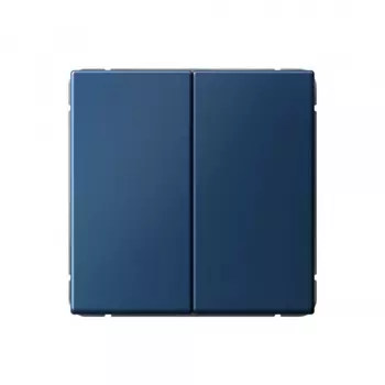 Переключатель Systeme Electric ArtGallery двухклавишный встраиваемый аквамарин (SE GAL001165)