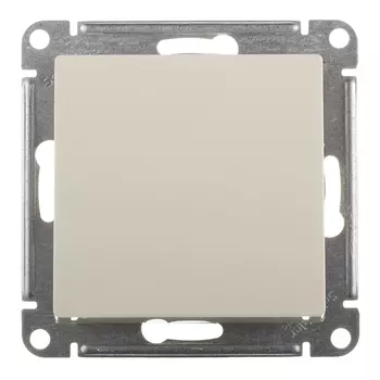 Переключатель Systeme Electric AtlasDesign одноклавишный встраиваемый бежевый (ATN000261)