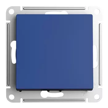 Переключатель Systeme Electric AtlasDesign одноклавишный встраиваемый аквамарин (ATN001161)