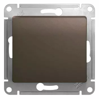 Переключатель Systeme Electric Glossa одноклавишный встраиваемый шоколад (GSL000861)