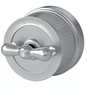 Переключатель Werkel Ретро одноклавишный накладной матовый хром (a044911)