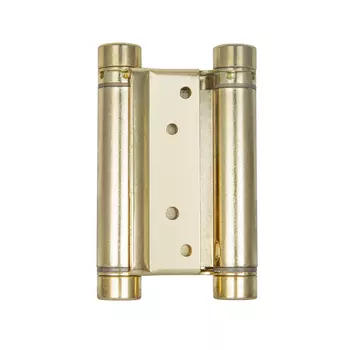 Петля Armadillo Aldeghi универсальная пружинная 100x70 мм матовое золото (2 шт.)