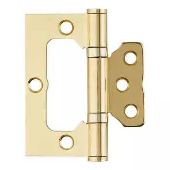 Петля бабочка универсальная неразъемная 75х63 золото