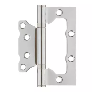 Петля Corsa Deco бабочка универсальная неразъемная 100х75 мм серебро