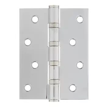 Петля Corsa Deco универсальная неразъемная 100х75х2,5 мм серебро