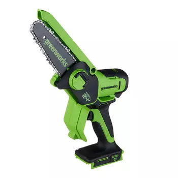 Пила цепная аккумуляторная Greenworks 24V GD24CSMNX 24 В 6" шаг 1/4" паз 1,1 мм 32 звена без АКБ и ЗУ (2008707)