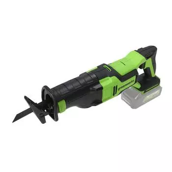 Пила сабельная аккумуляторная Greenworks GD24RS (1200407) 24В Li-Ion без АКБ и ЗУ