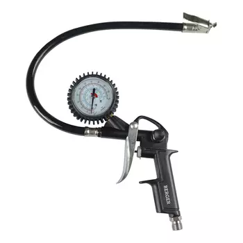 Пистолет пневматический Berger (BG1398) 1/4 для накачки шин с манометром