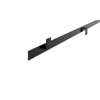 Планка Т-образная черная 600х14х9 мм Slotex