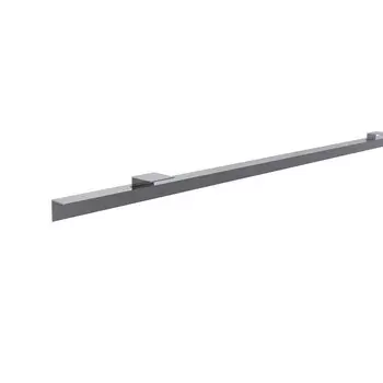 Планка угловая внутренняя серая 600х10х9 мм Slotex