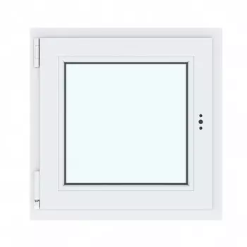 Пластиковое окно VEKA WHS 60 600х600 мм 1 створка левая поворотно-откидная однокамерное