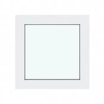 Пластиковое окно VEKA WHS 60 600х600 мм 1 створка глухая с одним стеклом