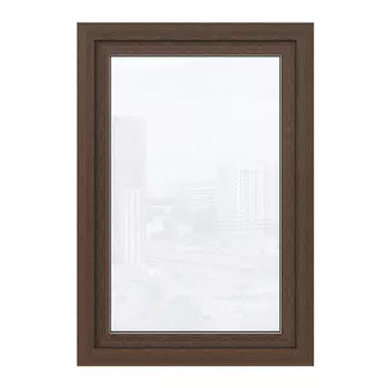 Пластиковое окно VEKA WHS Halo 60 1160х800 мм 1 створка правая поворотно-откидная однокамерное дуб темный