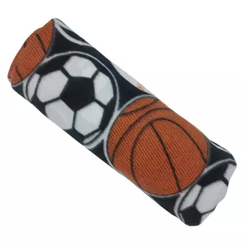 Плед 130х170 см Belezza Balls флис черный