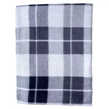 Плед 130х170 см Belezza Бостон флис серый