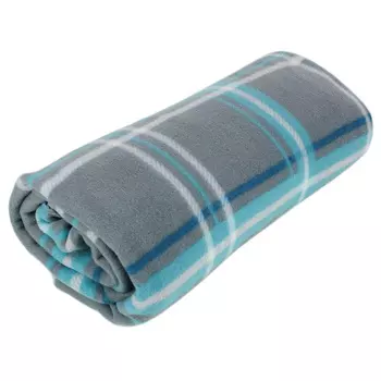 Плед 140х200 см Belezza Scotland флис голубой