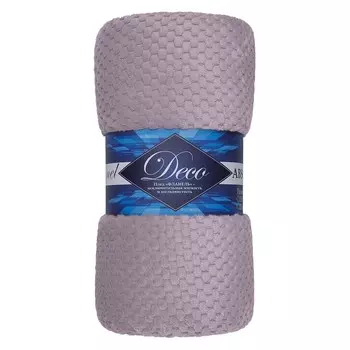 Плед 150х200 см TexRepublic Жаккард микрофибра сиреневый