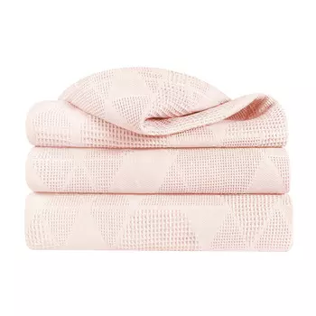 Плед 190х220 см Verossa хлопок розовый