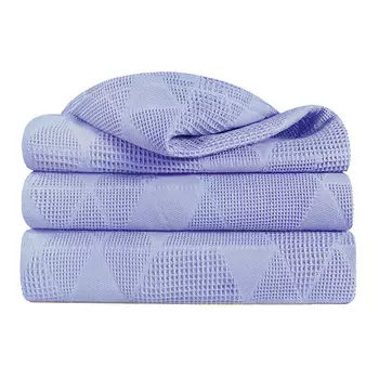 Плед 190х220 см Verossa хлопок сиреневый