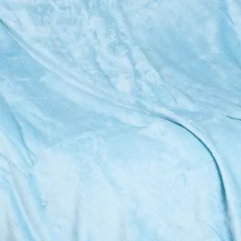 Плед 200х220 см Casa Conforte Tinta микрофибра небесный