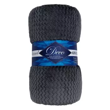 Плед 200х220 см TexRepublic Жаккард микрофибра серый