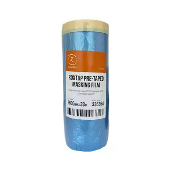 Пленка защитная RoxelPro для малярных работ с клейким краем со статическим эффектом 9 мкм 1,8х33 м (59,4 кв.м)