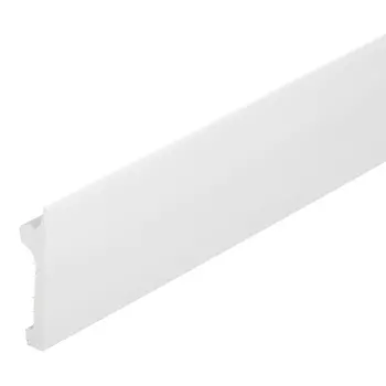 Плинтус экополимер Cosca 63х16х2000 мм белый (РХ045)