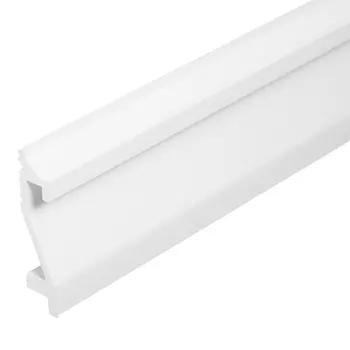 Плинтус экополимер Солид 100х22х2000 мм белый под подсветку (1 UHD 32/100L)