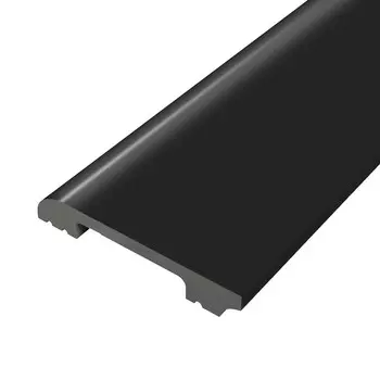 Плинтус экополимер Солид 80х13х2000 мм черный (8UHD 05/80)