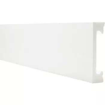 Плинтус экополимер Winart Pro Quadratum 65х16х2000 мм белый матовый (90.65.001.001)