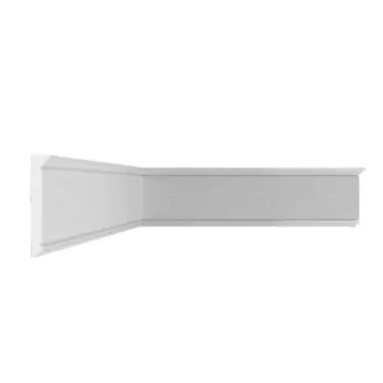 Плинтус потолочный из экополимера ударопрочный 100х25х2000 мм Stenopol C7218