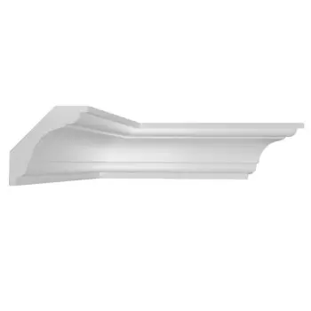 Плинтус потолочный из экополимера ударопрочный 50х50х2000 мм Stenopol C7124