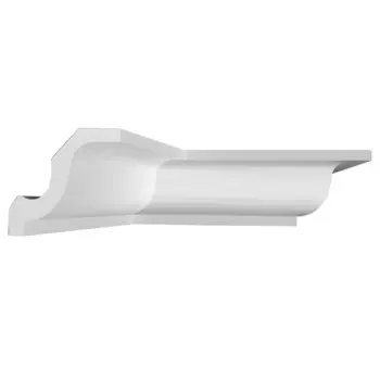 Плинтус потолочный из экополимера ударопрочный 55х52х2000 мм Stenopol C7108