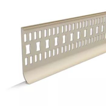 Плинтус ПВХ Ideal 100 мм бежевый 2200 мм под линолеум