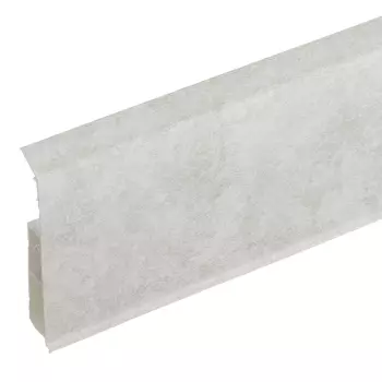 Плинтус ПВХ напольный Wimar Quadro 100 мм гранит 2200 мм Г-профиль со съемной панелью